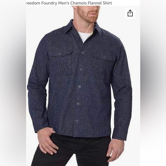 FREEDOM FOUNDRY FLANNEL CHAMOIS SHACKET STARRY SKY SIZE XL NWT - Picture 2 of 10